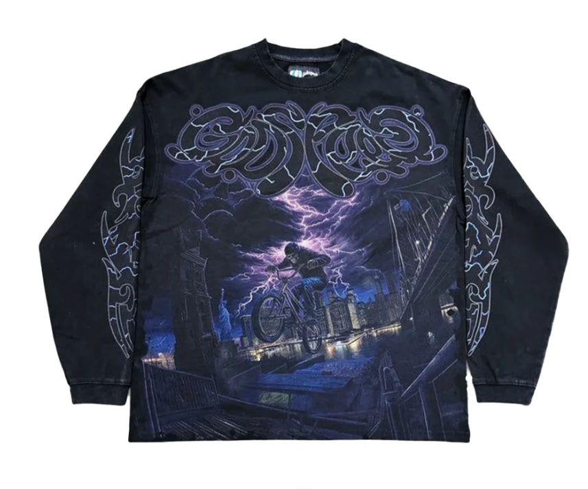 Godspeed BMX LS T-Shirt Black wash