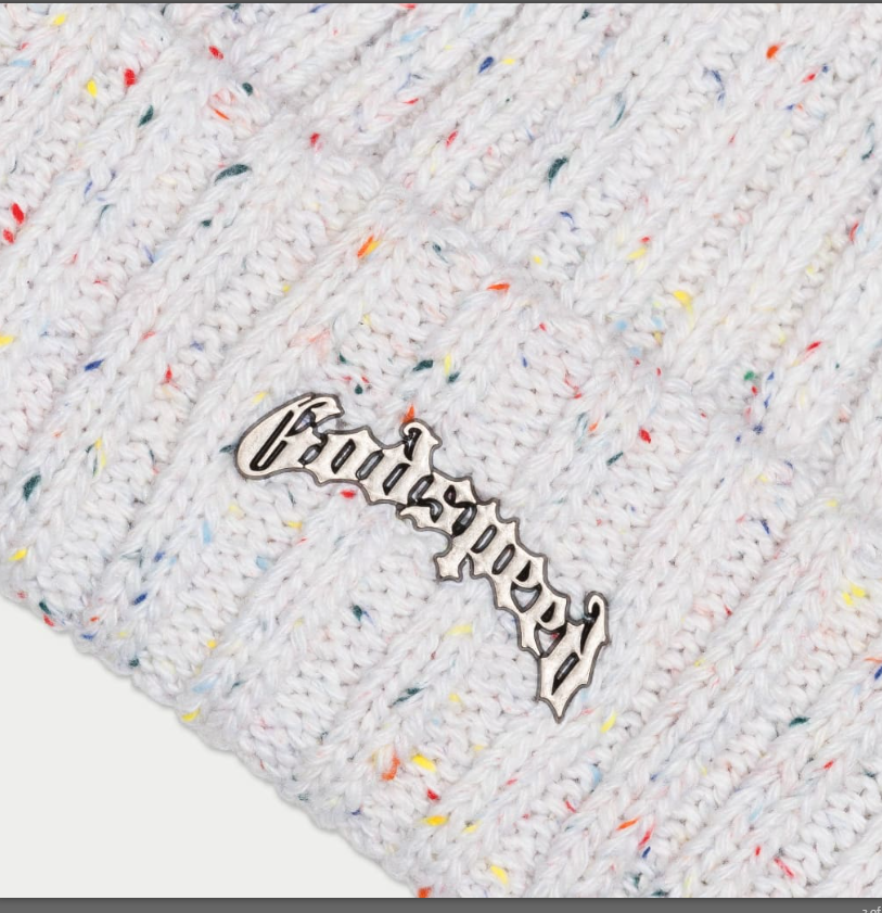 God Speed Og Logo Emblem Beanie Hat (Birthday Cake)