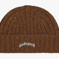 Godspeed OG Logo Emblem Beanie hat Brown Speckle