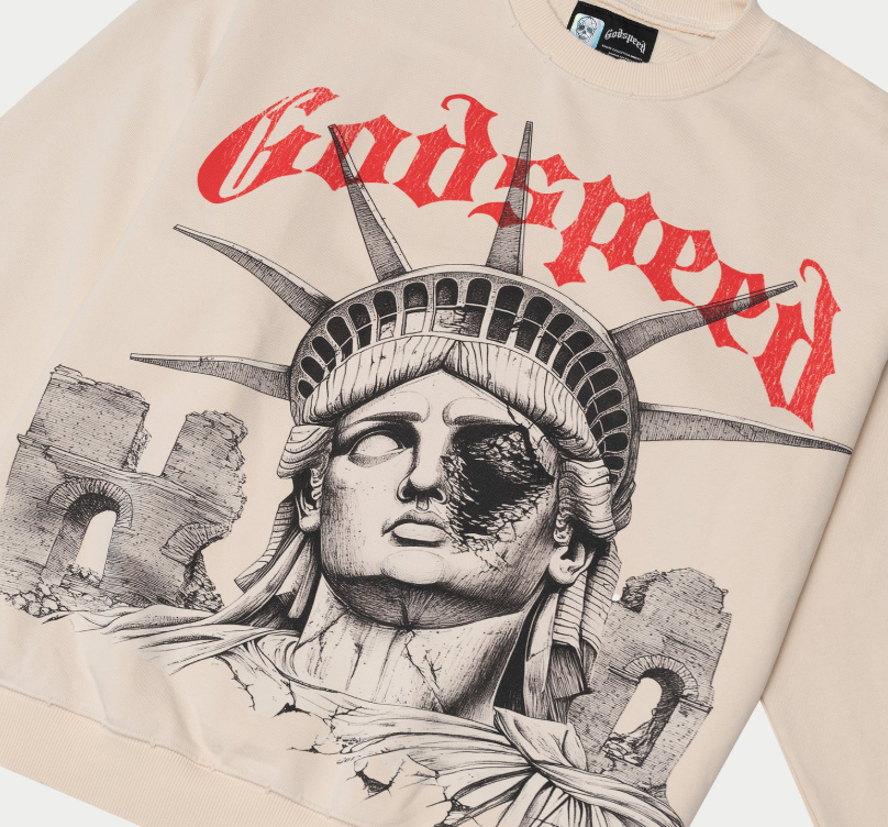 God Speed R.O.M.E Sweatshirt (Bone)