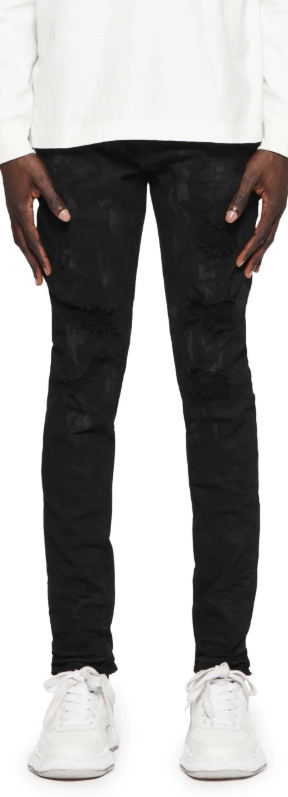 Purple Brand Jeans P001 Black Oil Spill