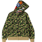 BAPE ABC Camo Shark Full Zip Hoodie ' light Green'
