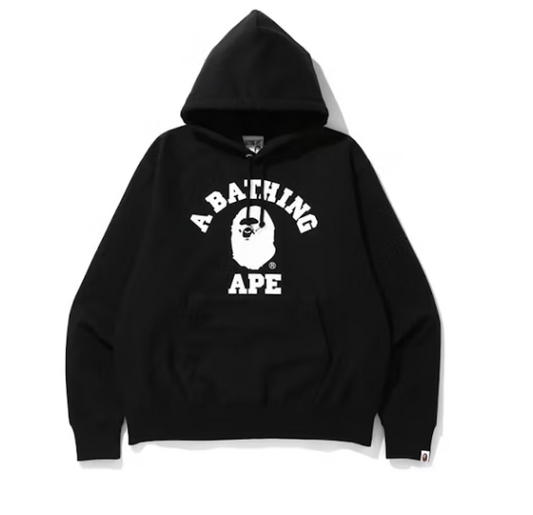 BAPE Relaxed Classic College Pullover Hoodie
