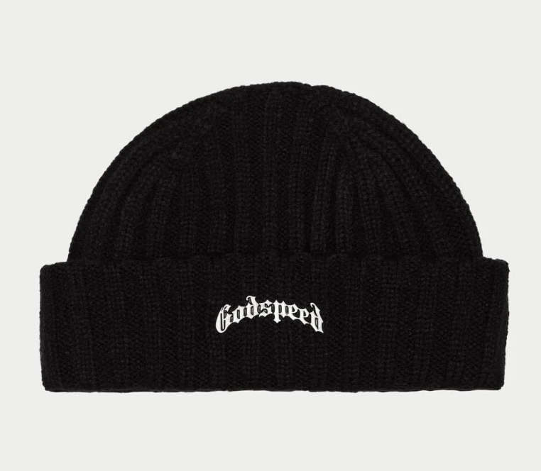 God Speed Og Logo Emblem Beanie Hat Black