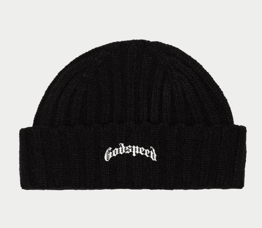 God Speed Og Logo Emblem Beanie Hat Black