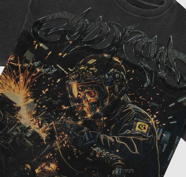 Godspeed Under Construction Thermal Tee Black