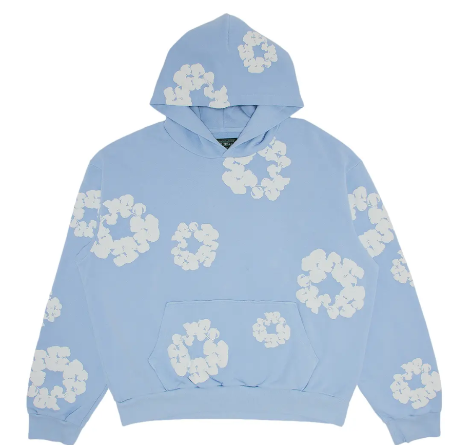 Denim Tears The Cotton Wreath Sweatshirt 'Powder Blue'