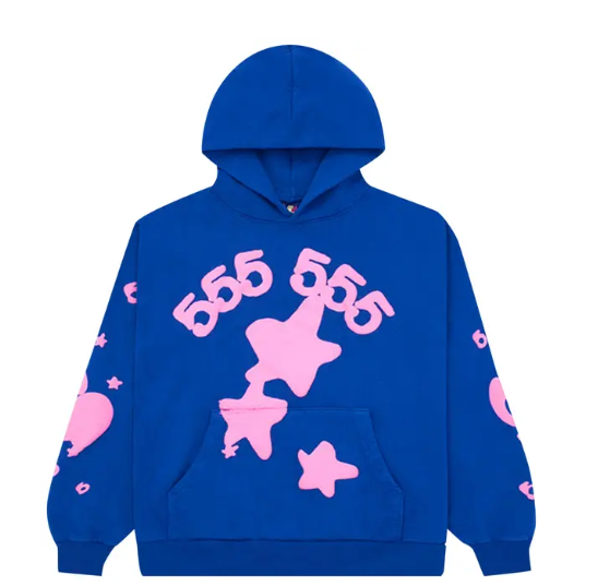 Sp5der Beluga Hoodie 'Blue'