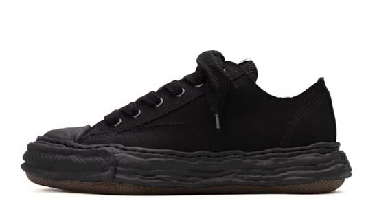 Maison Mihara Yasuhiro Peterson 23 OG Sole Canvas Low Black Black