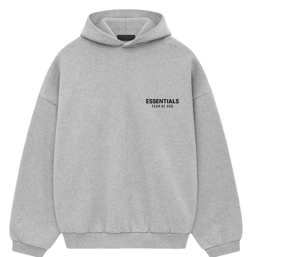 FOG Essentials Fleece Hoodie 'Light Heather Grey'