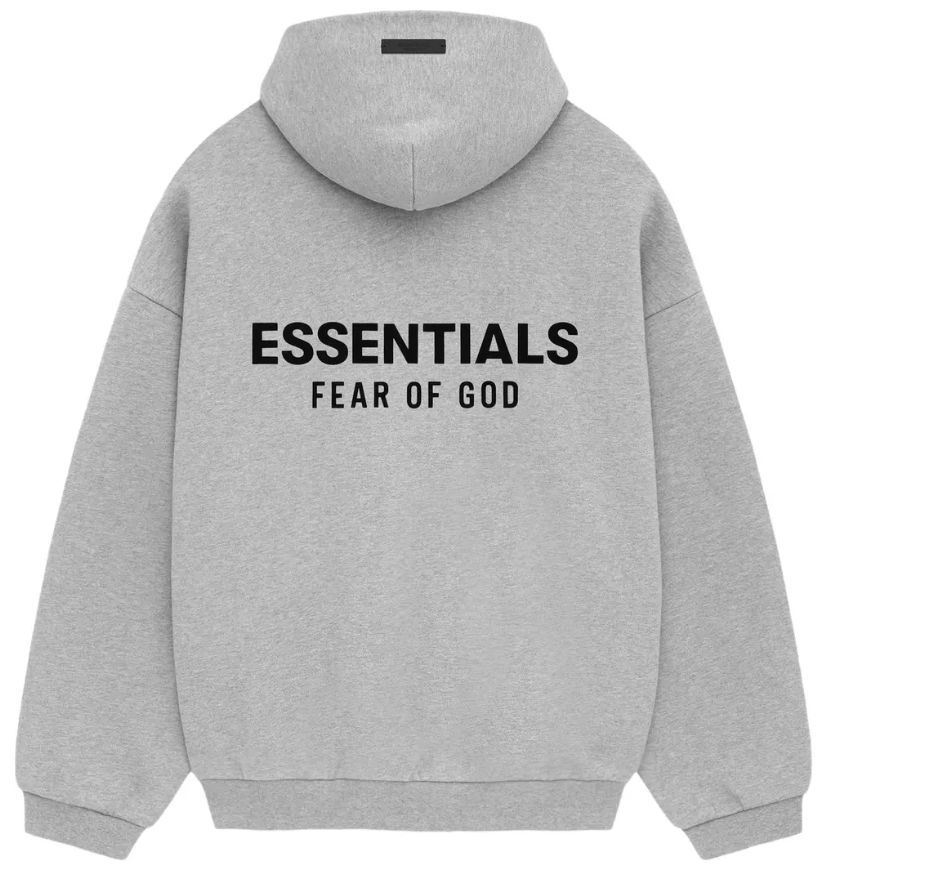 FOG Essentials Fleece Hoodie 'Light Heather Grey'