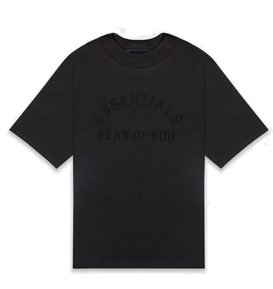 Essentials Fear Of God T-Shirt (JET BLACK)