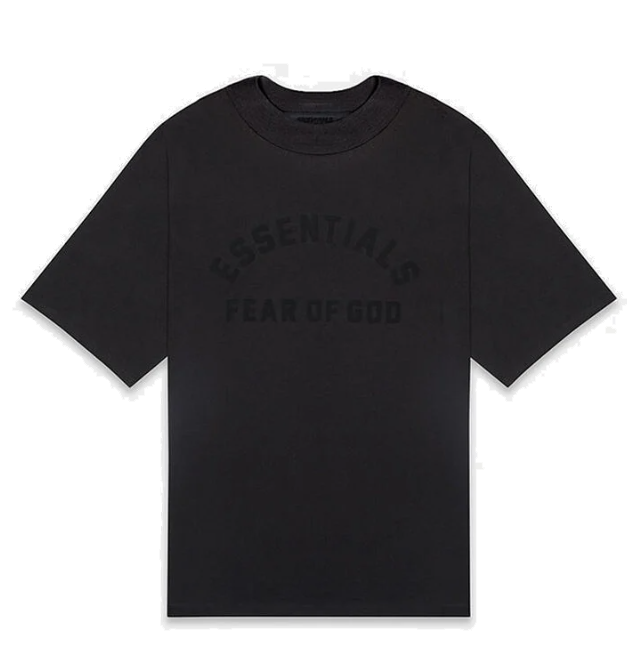 Essentials Fear Of God T-Shirt (JET BLACK)