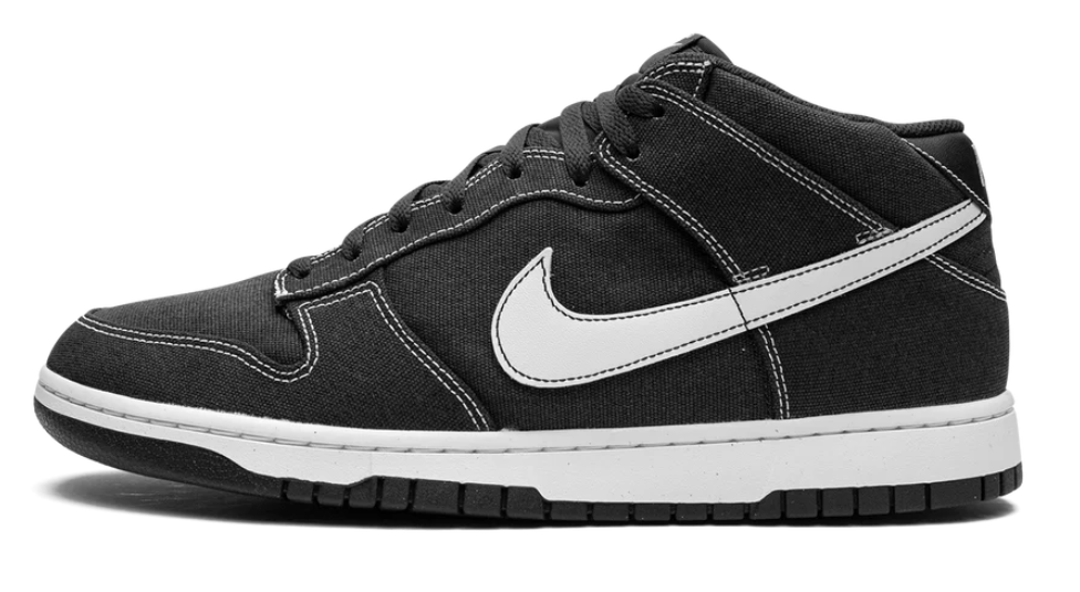 Nike dunk mid off noir white