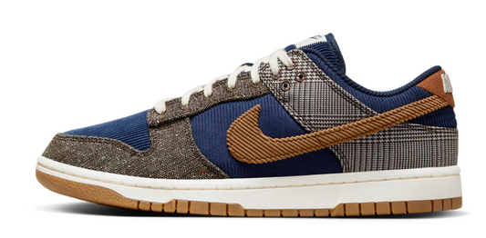 Nike Dunk Low Tweed Midnight Navy Corduroy