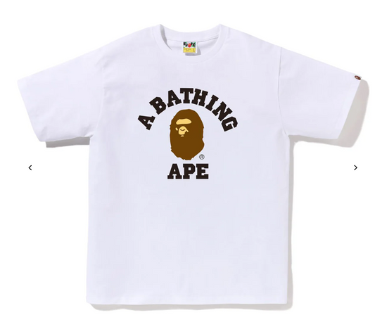 Bape Brown  College tee