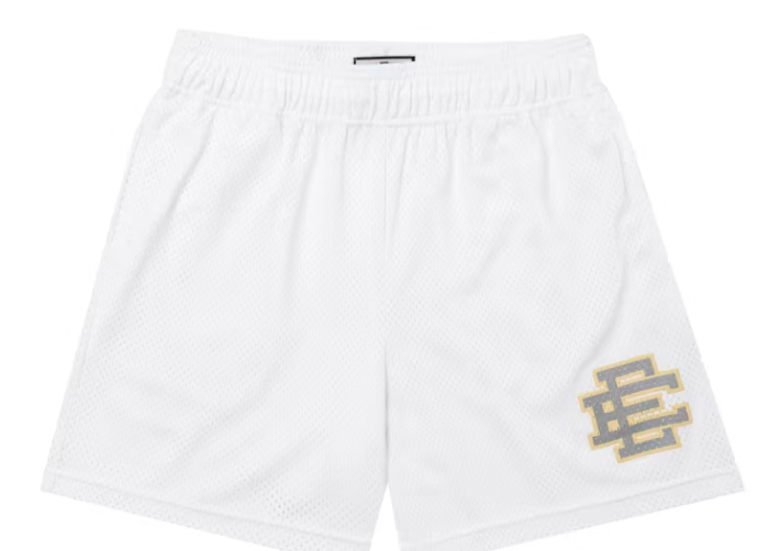 Eric Emanuel EE Basic Core Shorts White Metallic Silver