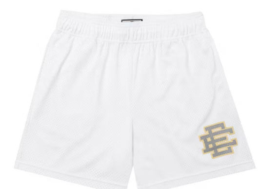 Eric Emanuel EE Basic Core Shorts White Metallic Silver