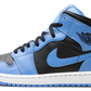 Air Jordan 1 mid university blue (USED)
