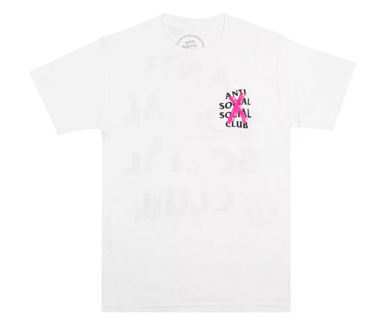 Anti Social Social Club Cancelled tee white