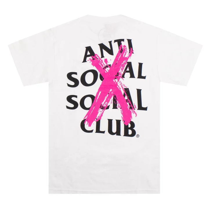 Anti Social Social Club Cancelled tee white