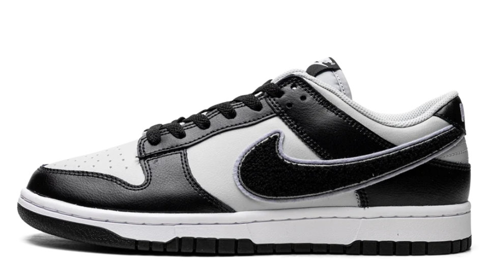 Dunk low swoosh black grey (USED)