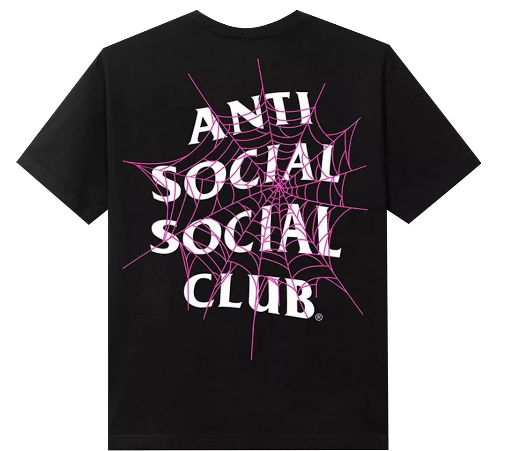 Anti Social Social Club Web of lies tee Black