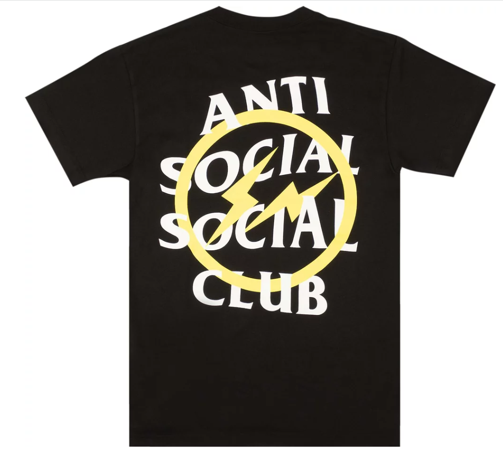Anti Social Social Club Fragment tee Yellow