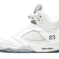 Air Jordan 5 Metallic Silver (USED)