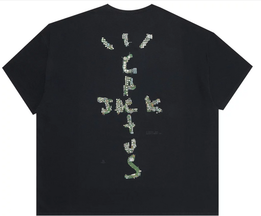 Travis Scott x PlayStation Motherboard tee Black