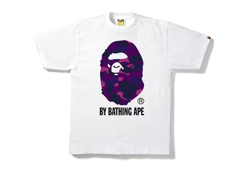 Bape ABC Tee Purple White