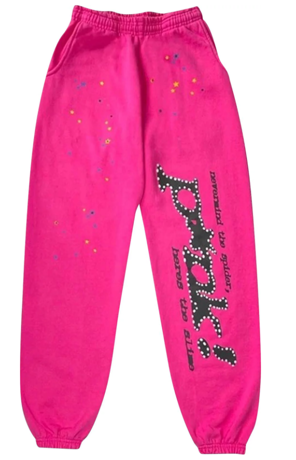 Sp5der P*nk Sweatpants Pink