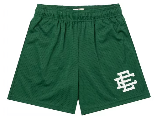 Eric Emanuel EE Basic Shorts Forest Green/White