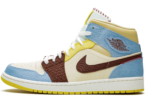 Air Jordan 1 Mid Maison Chateau Rouge Fearless (USED)