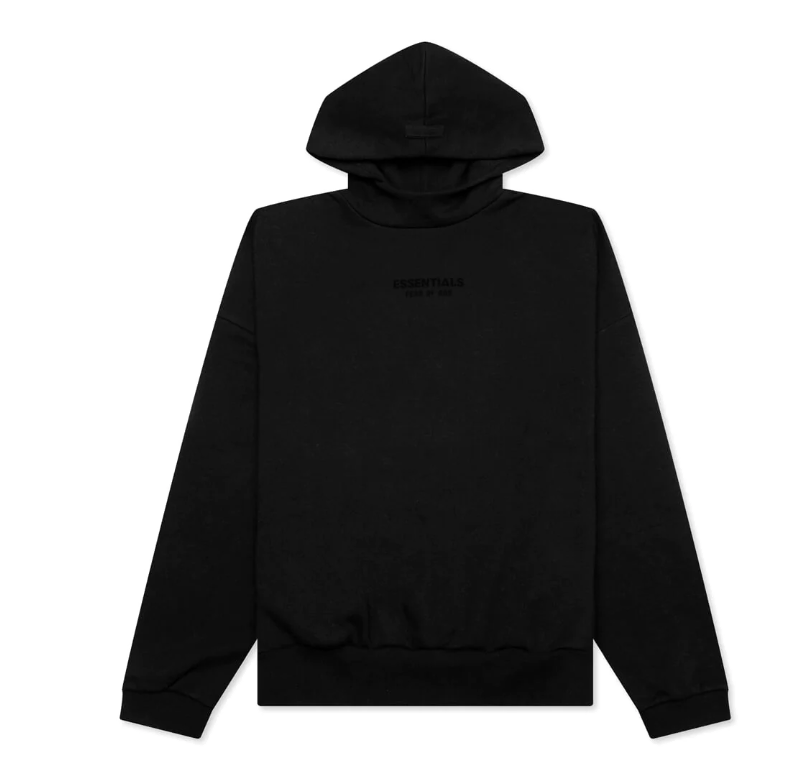 Fear Of God Essentials Hoodie Jet Black – Viper Soles