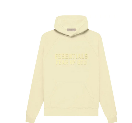 Fear Of God Essentials Canary Yellow Hoodie