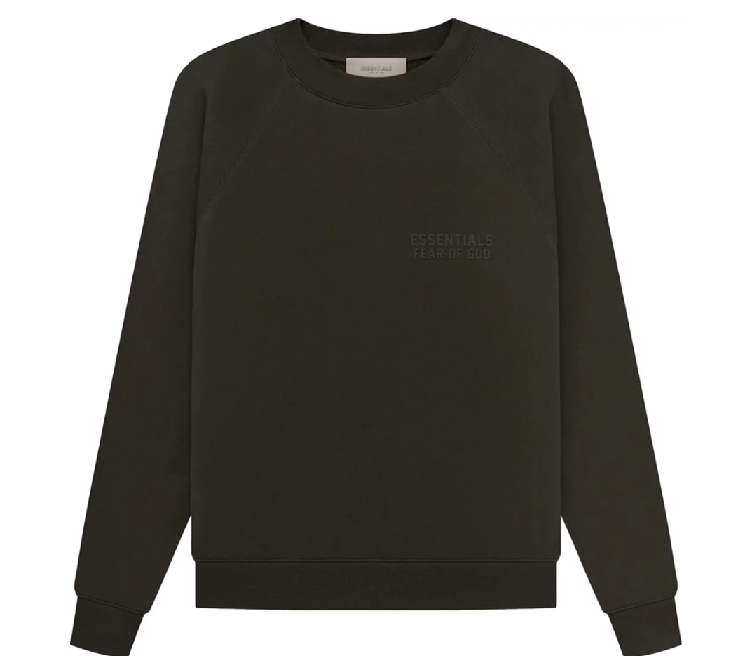 Fear of God Essentials Crewneck Sweatshirt Off Black