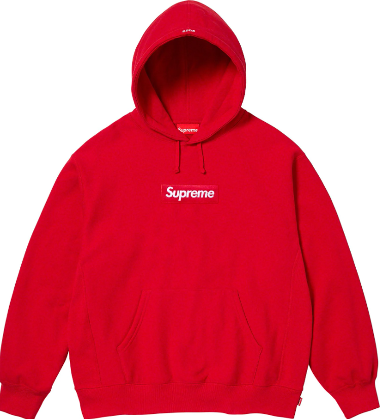 Supreme Box Logo Hoodie Red (FW23)