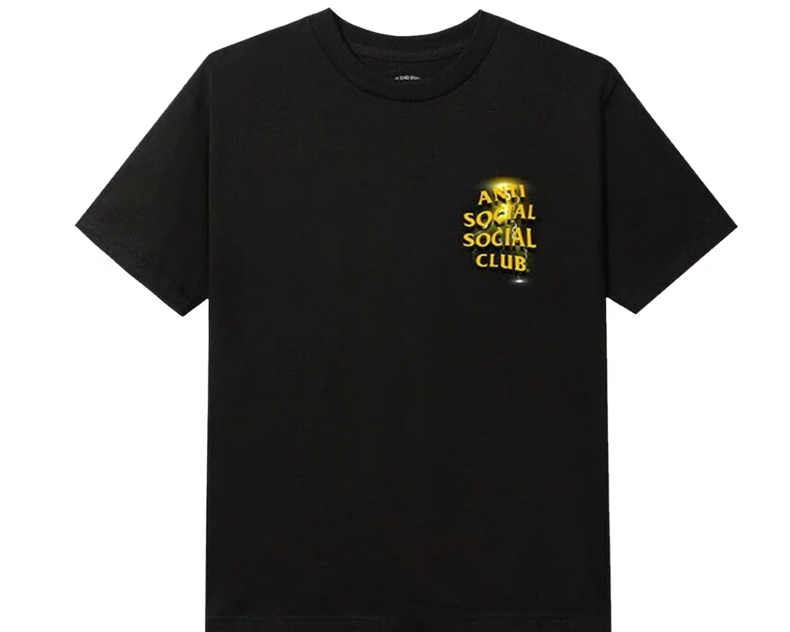 Anti Social Social Club Twista Tee 'Black yellow'