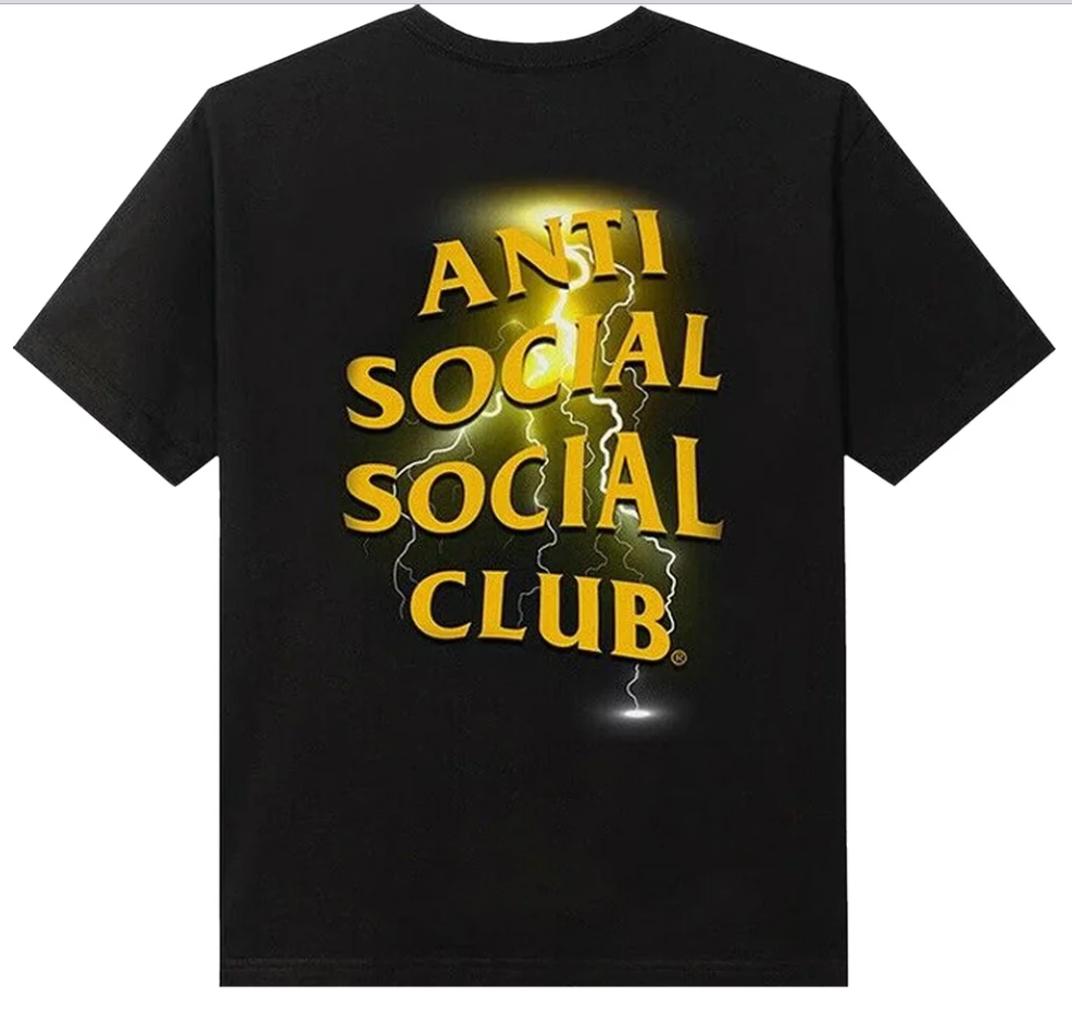Anti Social Social Club Twista Tee 'Black yellow'