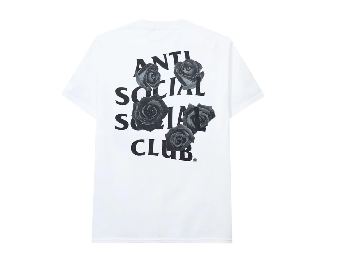 Anti Social Social Club Bat Emoji Tee 'White'