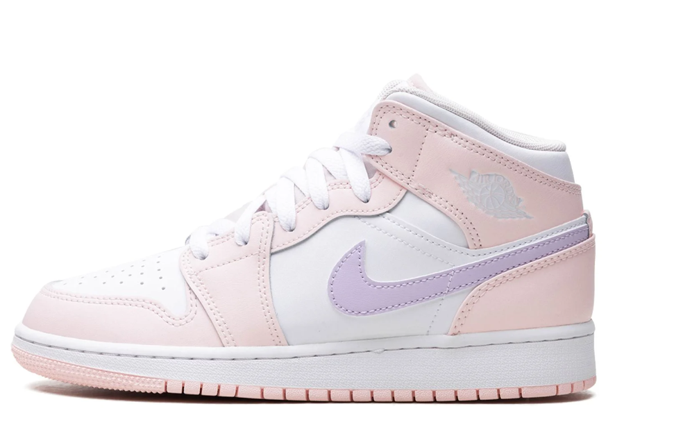 Air Jordan 1 Mid  Pink Wash (GS)