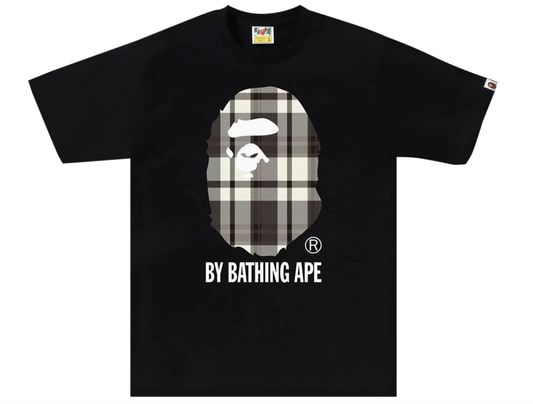 BAPE Check By Bathing Ape Tee 'Black Plaid'
