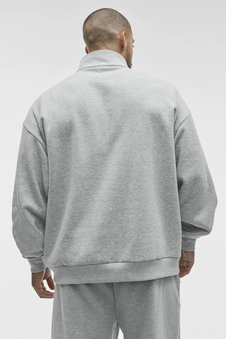 Alo Accolade 1/4 Zip Pullover Grey
