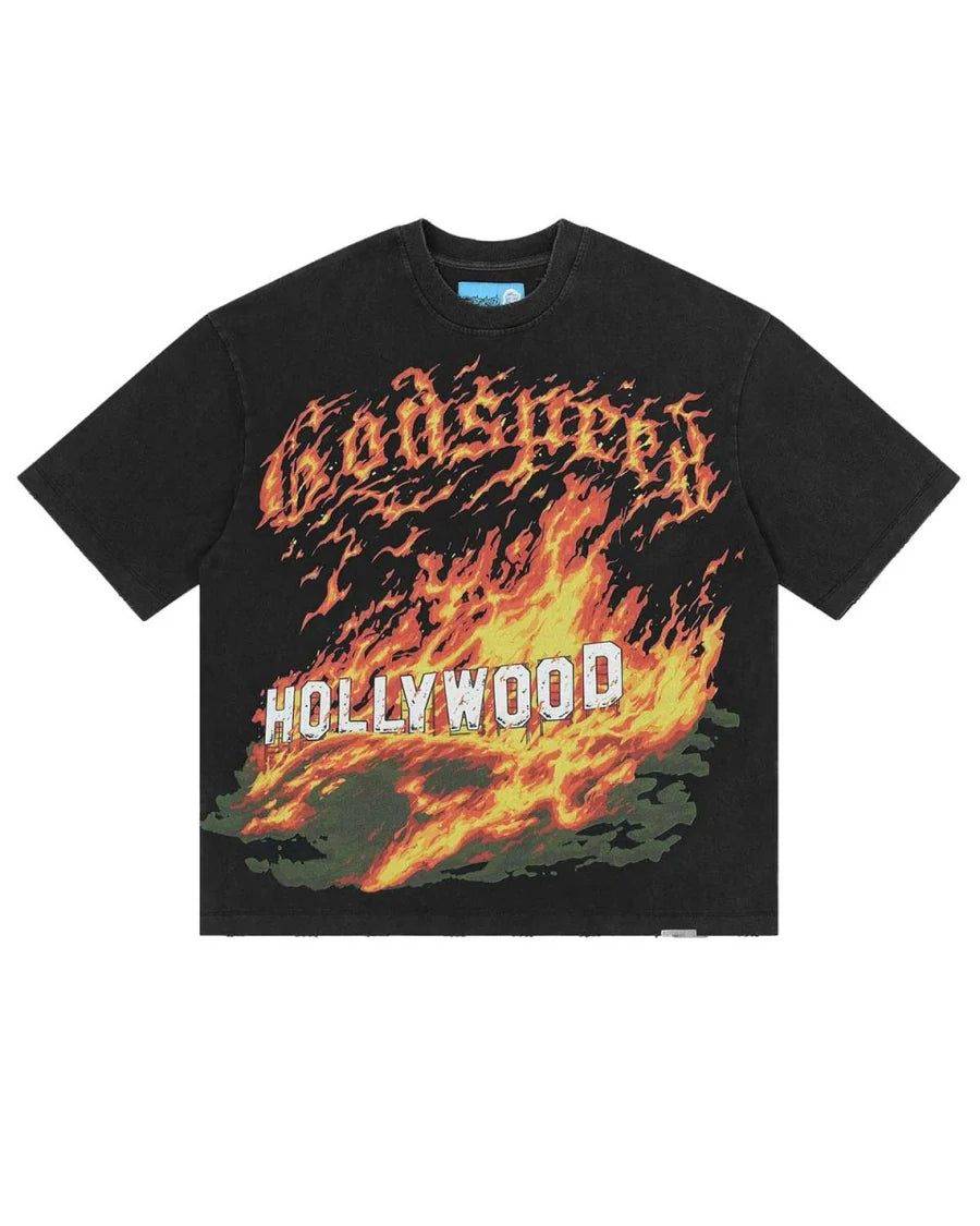 Godspeed Hollywood Inferno II Tee “Black”
