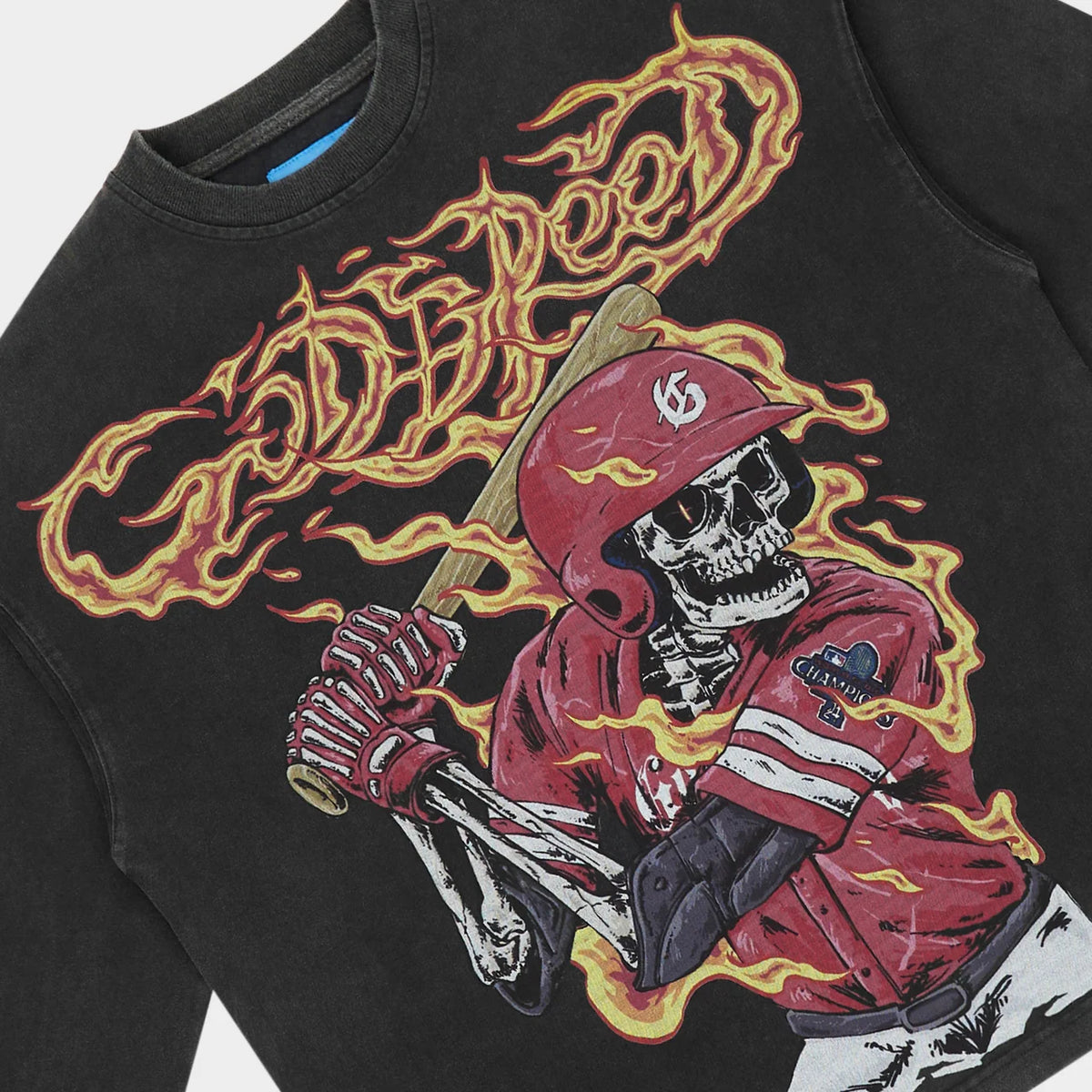 GODSPEED Slugger LS T-shirt NG (Black Wash)