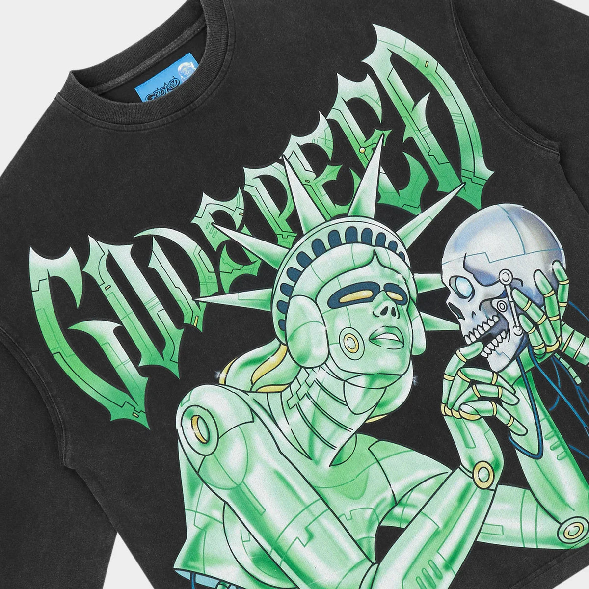 GODSPEED Freedoms Protocol LS T-shirt NG (Black Wash)