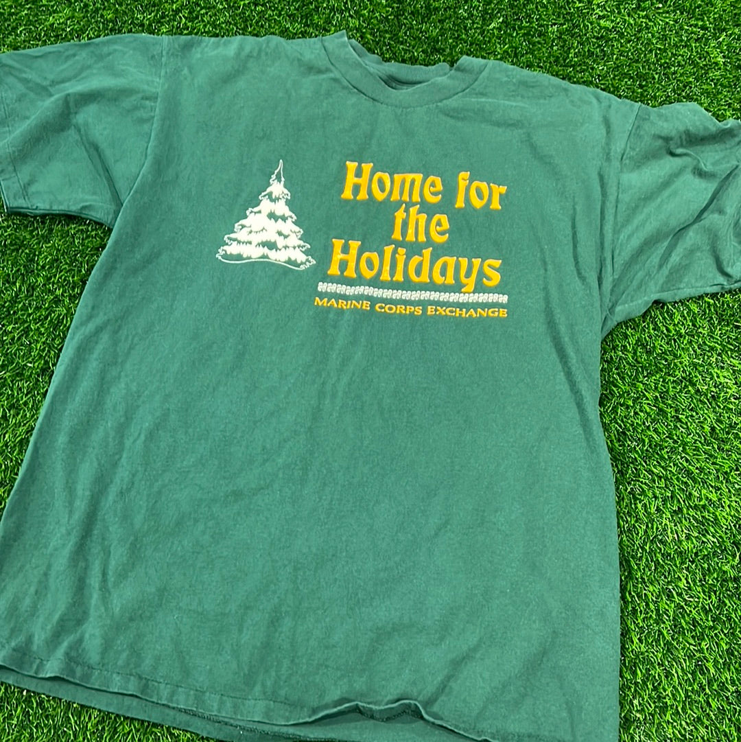 Home for the holidays vintage tee