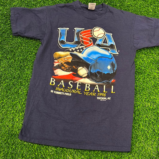 USA baseball inaugural year 1998 vintage tee