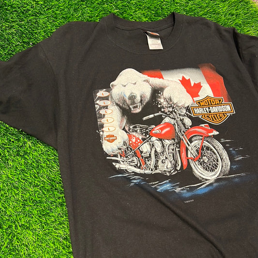 Harley Davidsons polar bear vintage tee